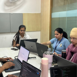 techcadd students on placement drive day