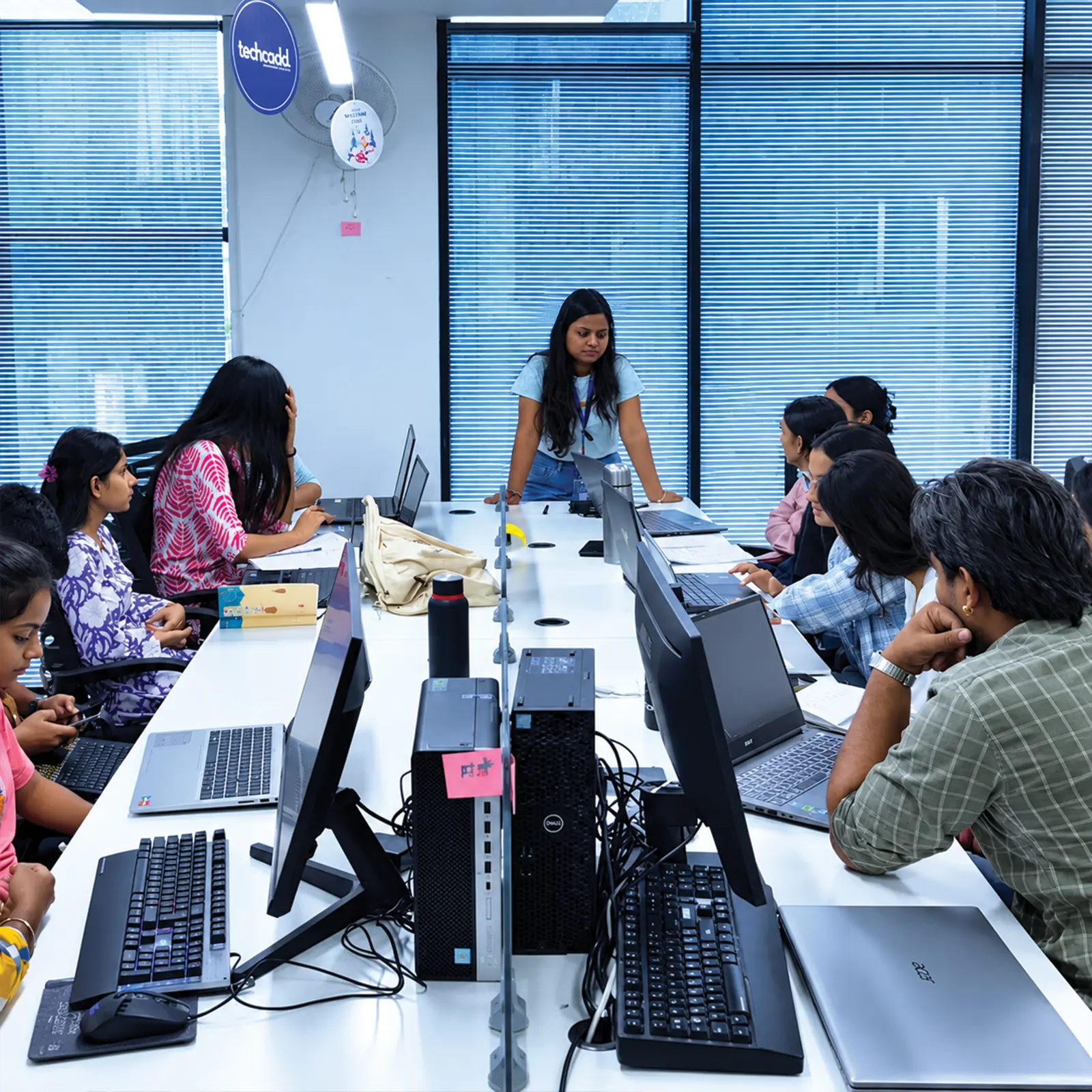 The techcadd training team at the Ludhiana campus